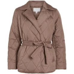 Vila Dame Jakke VIDITA - Brown Lentil