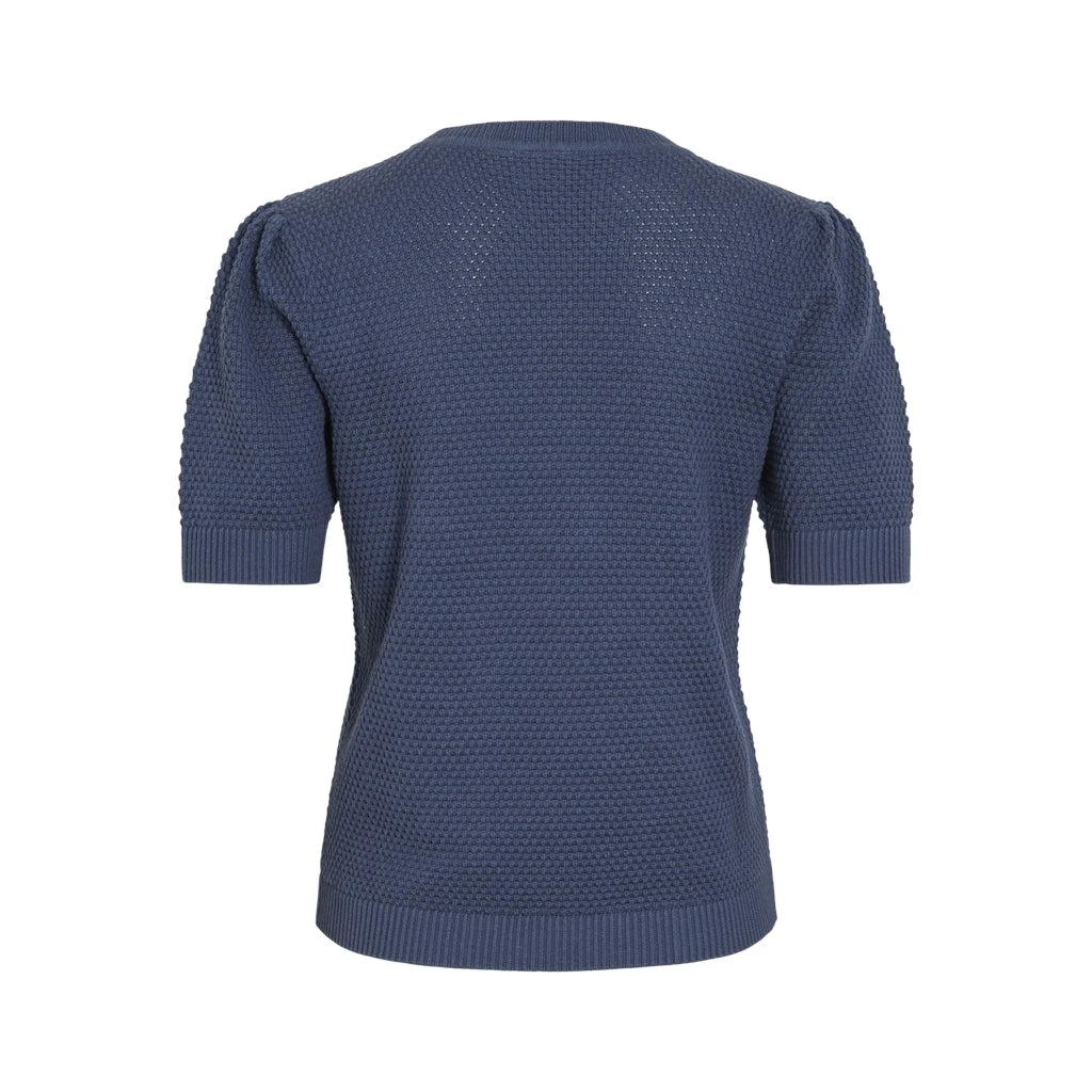 Vila Dame Top VIDALO - Vintage Indigo - Billede 3