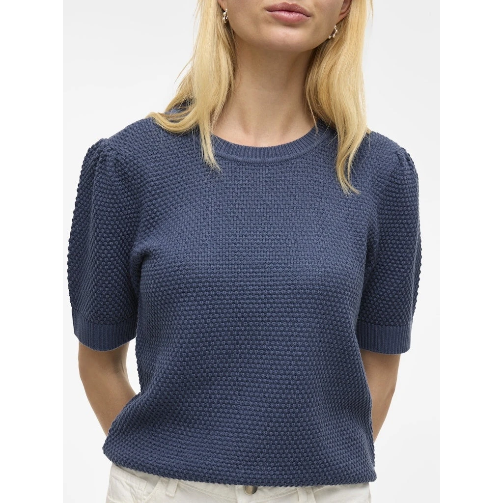 Vila Dame Top VIDALO - Vintage Indigo - Billede 4